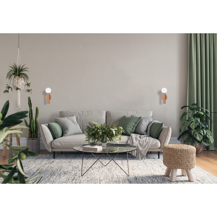 ITALUX - Seinavalgusti FILANO 1xG9/5W/230V pruun