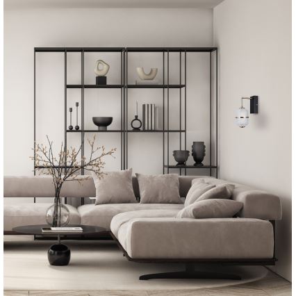 ITALUX - LED seinalamp ALANI LED/6W/230V 3000K must/kuldne