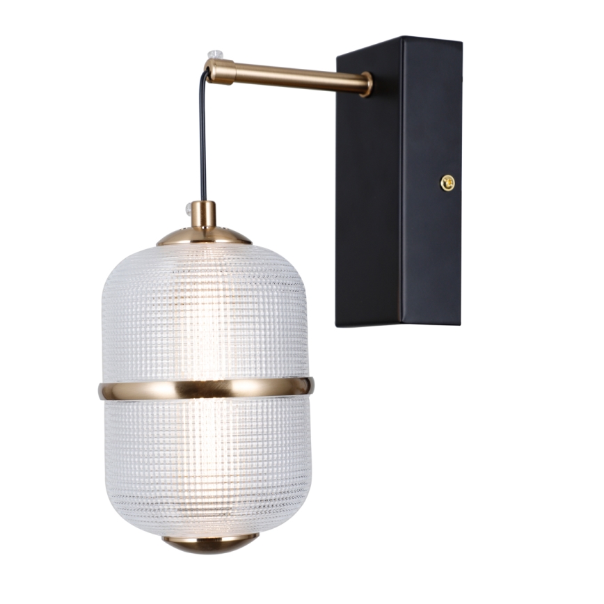 ITALUX - LED seinalamp ALANI LED/6W/230V 3000K must/kuldne