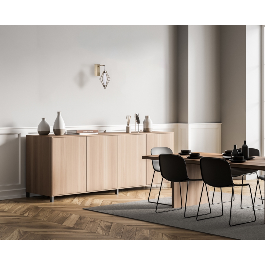 ITALUX - LED seinavalgusti SEVILLA LED/5W/230V 3000K kuldne