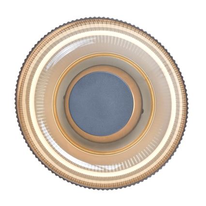 ITALUX - LED laelamp PASSO LED/8W/230V 3000K läbimõõt 25 cm suitsune beež