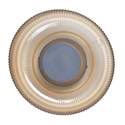 ITALUX - LED laelamp PASSO LED/8W/230V 3000K läbimõõt 25 cm suitsune beež