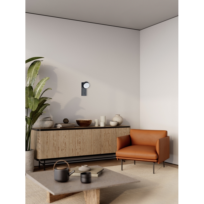 ITALUX - LED seinavalgusti FONTEN, 1,8 W, 230 V, 4000 K, must