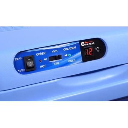 Jahutuskast ekraaniga 48 W (230/12 V), 25 l, sinine