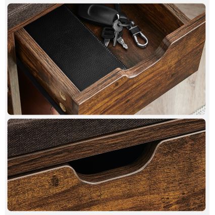 Jalatsikapp VOREN pruun/must