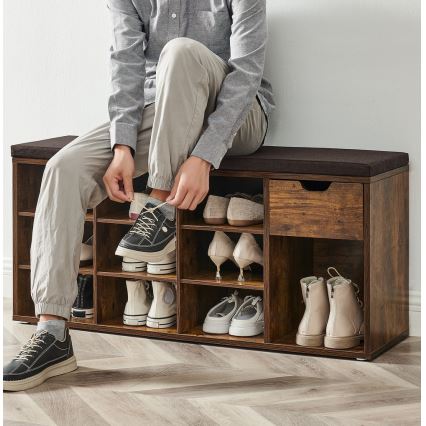 Jalatsikapp VOREN pruun/must