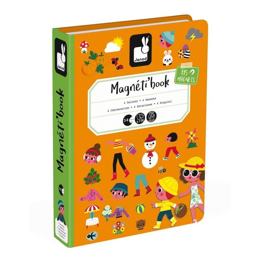 Janod - Magneetiline raamat MAGNETIBOOK aastaajad
