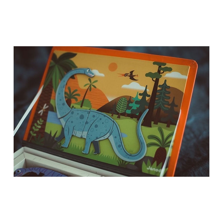 Janod - Magneetiline raamat MAGNETIBOOK dinosaurused