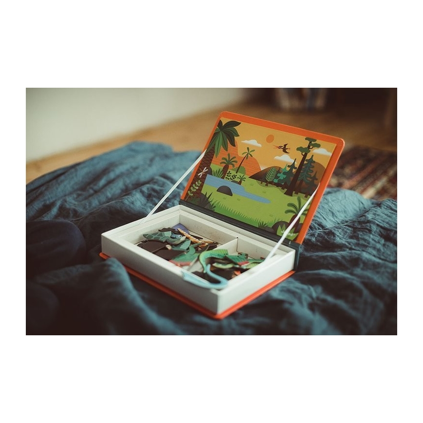 Janod - Magneetiline raamat MAGNETIBOOK dinosaurused