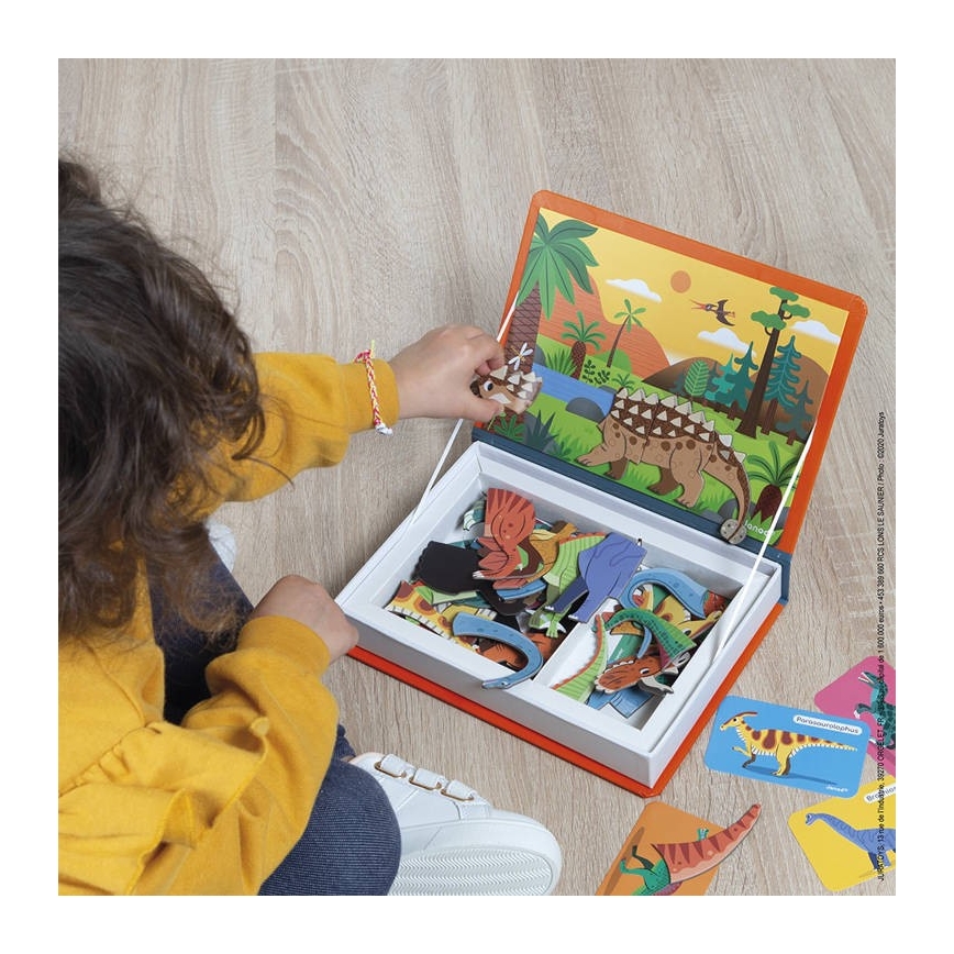 Janod - Magneetiline raamat MAGNETIBOOK dinosaurused