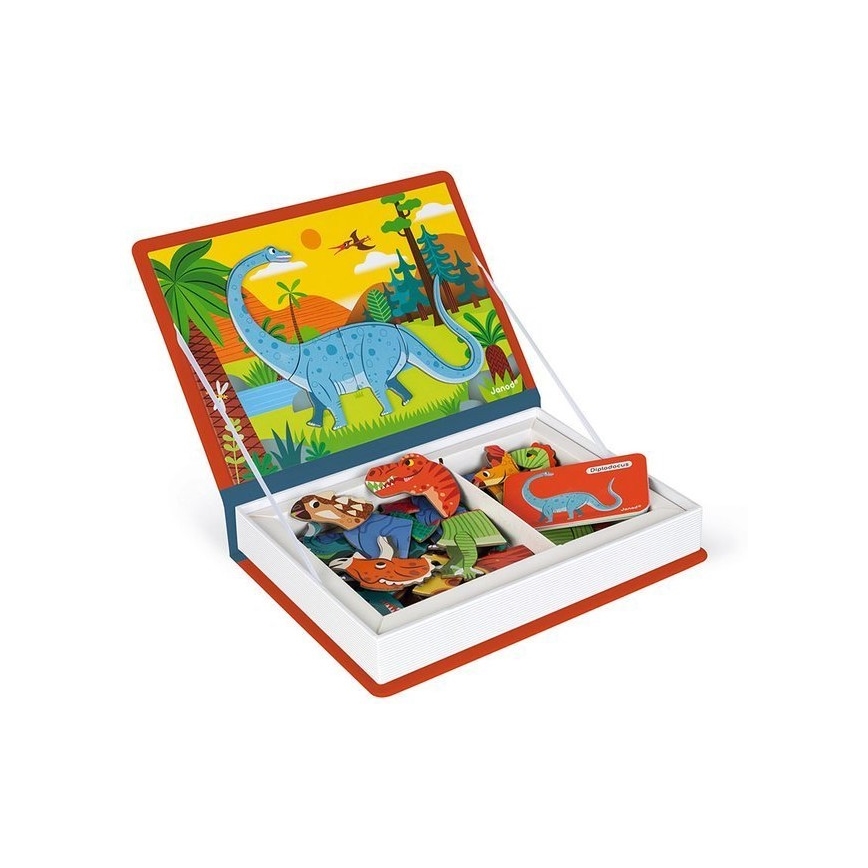 Janod - Magneetiline raamat MAGNETIBOOK dinosaurused