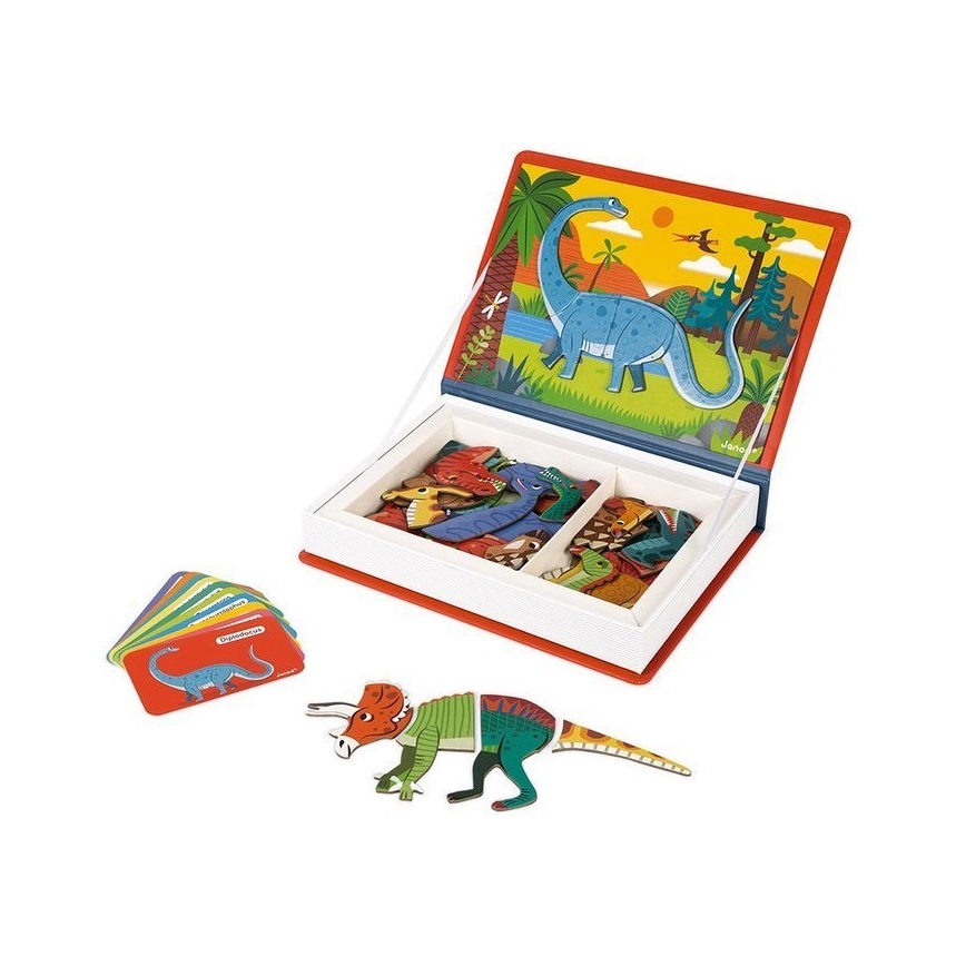 Janod - Magneetiline raamat MAGNETIBOOK dinosaurused