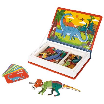 Janod - Magneetiline raamat MAGNETIBOOK dinosaurused