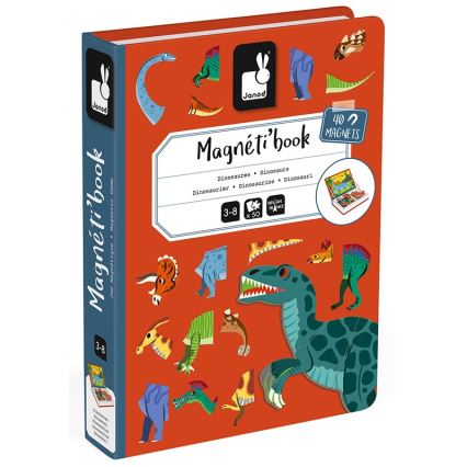 Janod - Magneetiline raamat MAGNETIBOOK dinosaurused