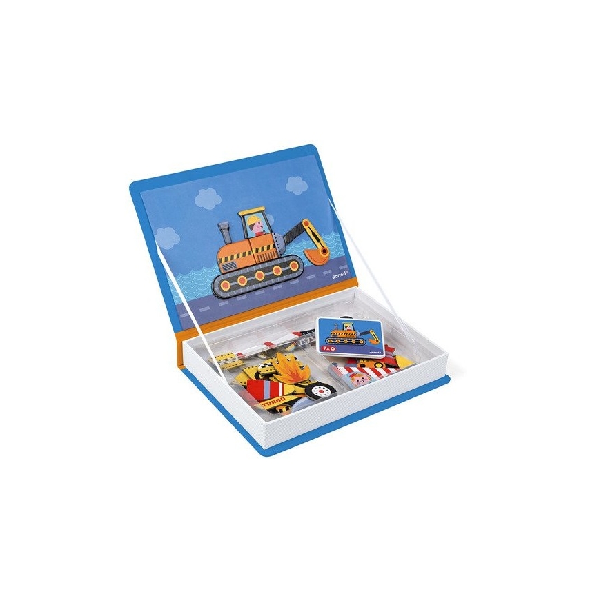 Janod - Magneetiline raamat MAGNETIBOOK transpordivahendid