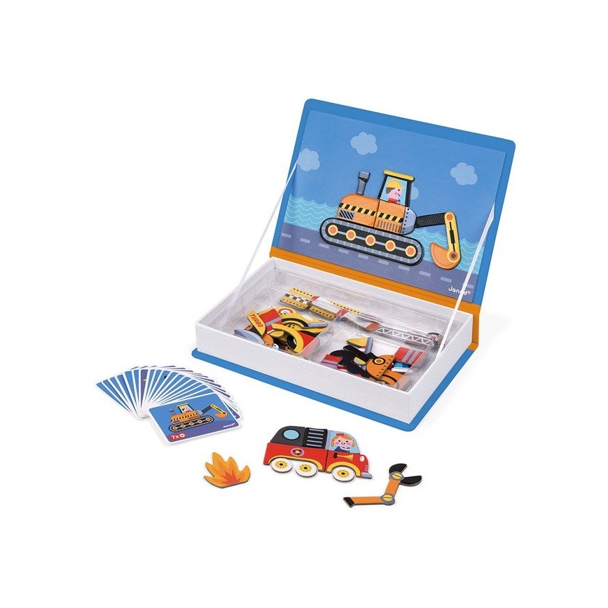 Janod - Magneetiline raamat MAGNETIBOOK transpordivahendid
