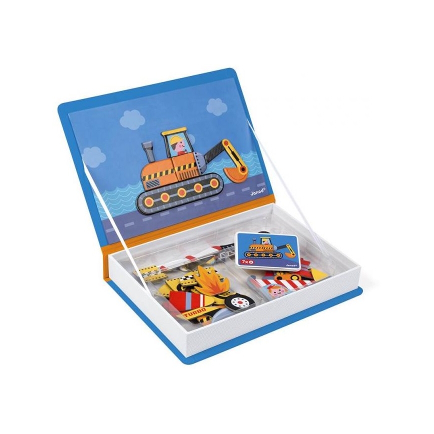 Janod - Magneetiline raamat MAGNETIBOOK transpordivahendid