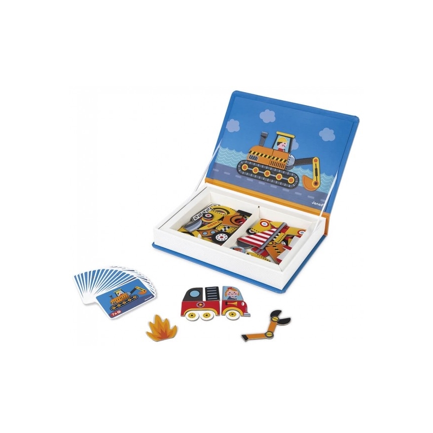 Janod - Magneetiline raamat MAGNETIBOOK transpordivahendid