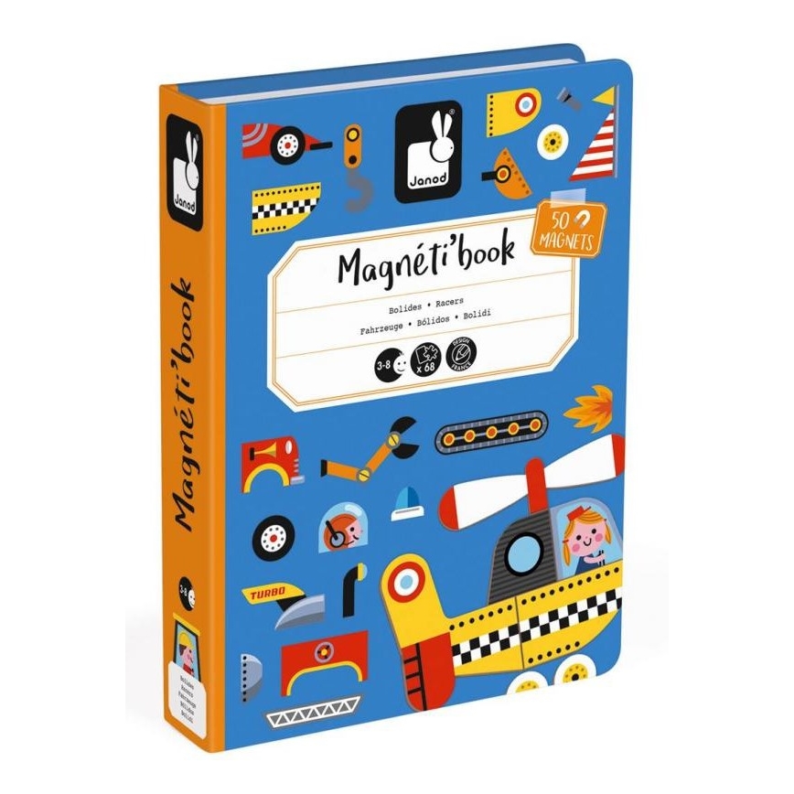Janod - Magneetiline raamat MAGNETIBOOK transpordivahendid