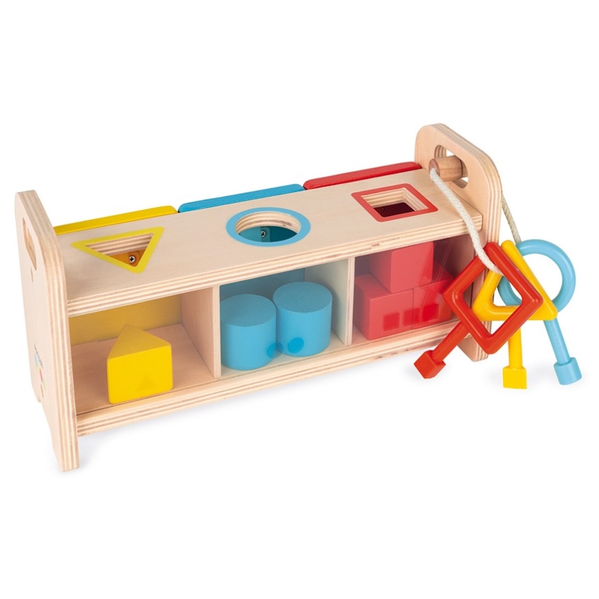 Janod - Puidust tegevusmänguasi MONTESSORI 10 tk