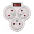Jaotuspistik koos lülitiga 3x10A/230V