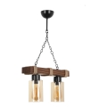 Jasmini riputav lendedor 2xE27/40W/230V pruun/beez