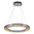 JESI LED/85W/230V 3000K hõbedane LED ripplamp, 80 cm