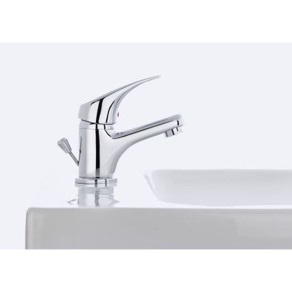 JIKA H3111N10041111 - Valamu segisti + ülevooluga äravool TALAS 12,3 cm läikiv kroom