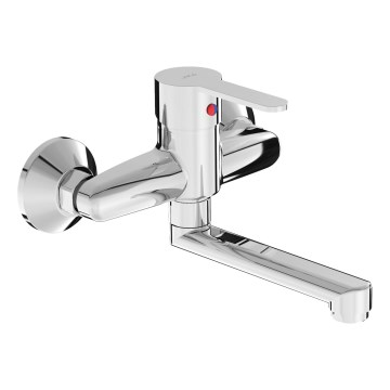 JIKA H3111Z70042201 - Valamu kraan LYRA 15x20,1 cm läikiv kroom