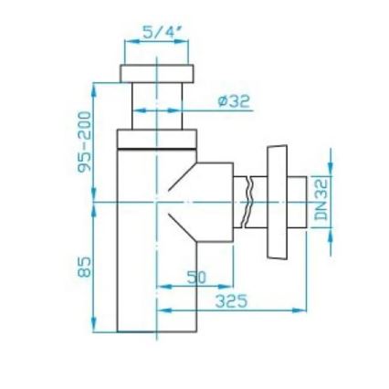 JIKA H3747100040001 - Ümmargune valamu äravool MIO läikiv kroom