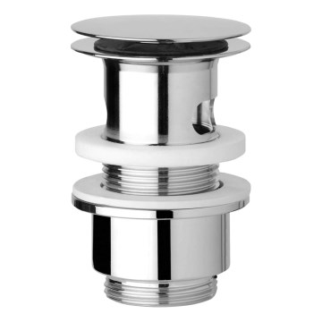 JIKA H3917100040001 - Valamu äravool CLICK-CLACK, läbimõõt 6,3 cm, läikiv kroom