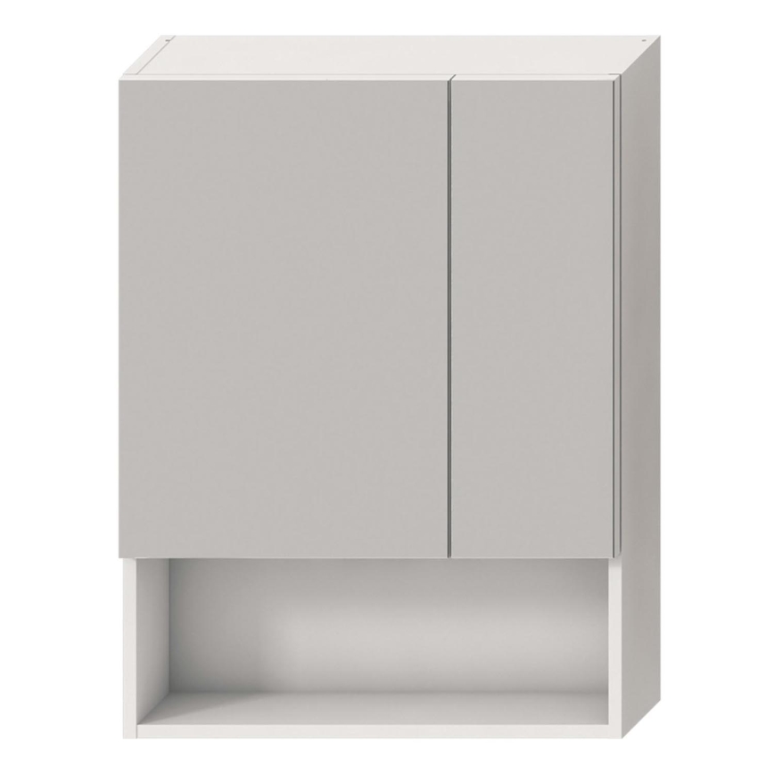 JIKA H4532410383041 - Peeglikapp riiuliga LYRA 80x60 cm valge
