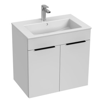 JIKA H4536011763001 - Vannitoa kapp koos valamuga CUBE 60,7x65 cm valge