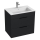 JIKA H4536021763521 - CUBE vannitoakapp valamuga 60,7x65 cm must