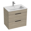 JIKA H4536021765141 - Vannitoakapp koos valamuga CUBE 60,7x65 cm saareviimistlus