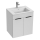 JIKA H4536111763001 - Vannitoa kapp koos valamuga CUBE 60,7x55 cm valge