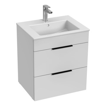 JIKA H4536121763001 - Vannitoakapp koos valamuga CUBE 60,7x55 cm valge