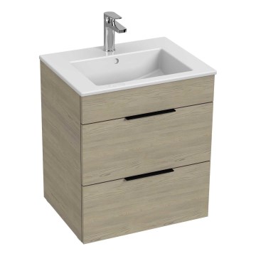 JIKA H4536121765141 - Kapp vannituppa koos kraanikausiga CUBE 60,7x55 cm saar