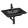 JIKA H8127137161041 - Seinale kinnitatav valamu MIO 60x45 cm keraamika/matt must