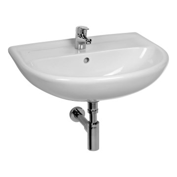JIKA H8143810001041 - Seinale kinnitatav valamu LYRA 50x40,1 cm keraamika/valge
