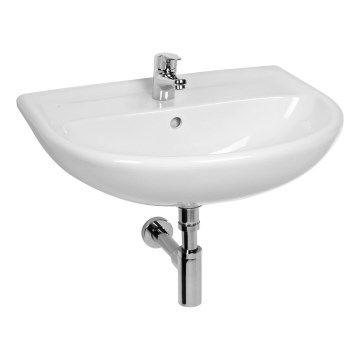 JIKA H8143830001041 - Seinale kinnitatav valamu LYRA 60x49 cm keraamika/valge