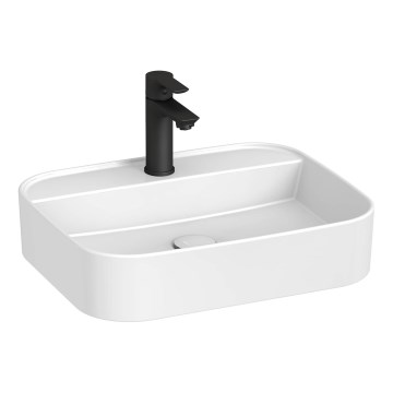 JIKA H8183620001111 - Kraanikauss töötasapinnale ASTRA 50x40 cm keraamika/valge