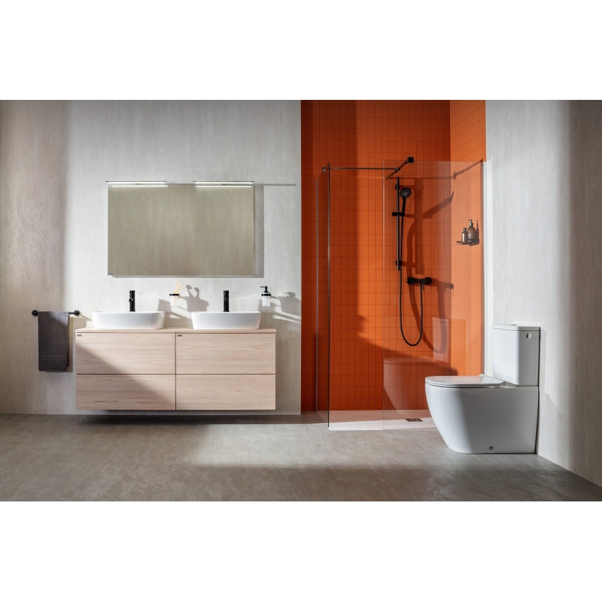 JIKA H8183827571041 - Kraanikauss töötasapinnale LYRA 55x40 cm keraamika/matt valge