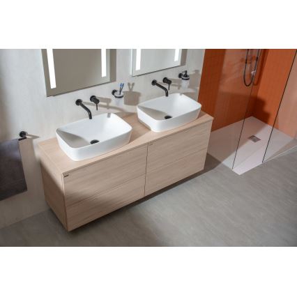 JIKA H8183827571041 - Kraanikauss töötasapinnale LYRA 55x40 cm keraamika/matt valge