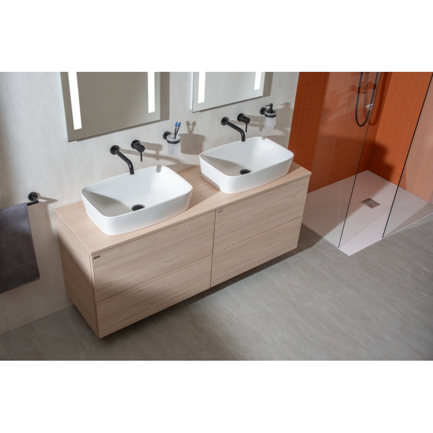 JIKA H8183827571041 - Kraanikauss töötasapinnale LYRA 55x40 cm keraamika/matt valge