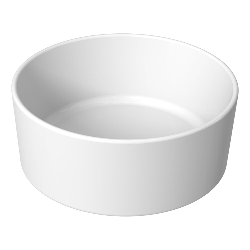 JIKA H8184200001121 - Kraanikauss töötasapinnale CUBITO d. 40 cm keraamika/valge