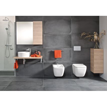 JIKA H8184200001121 - Kraanikauss töötasapinnale CUBITO d. 40 cm keraamika/valge