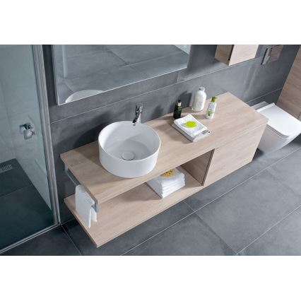 JIKA H8184200001121 - Kraanikauss töötasapinnale CUBITO d. 40 cm keraamika/valge