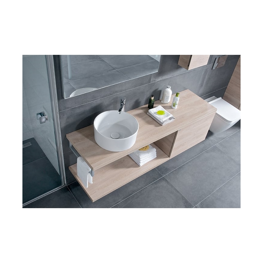 JIKA H8184200001121 - Kraanikauss töötasapinnale CUBITO d. 40 cm keraamika/valge