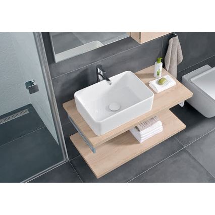 JIKA H8184230001121 - Kraanikauss töötasapinnale CUBITO 50x35 cm keraamika/valge
